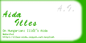 aida illes business card